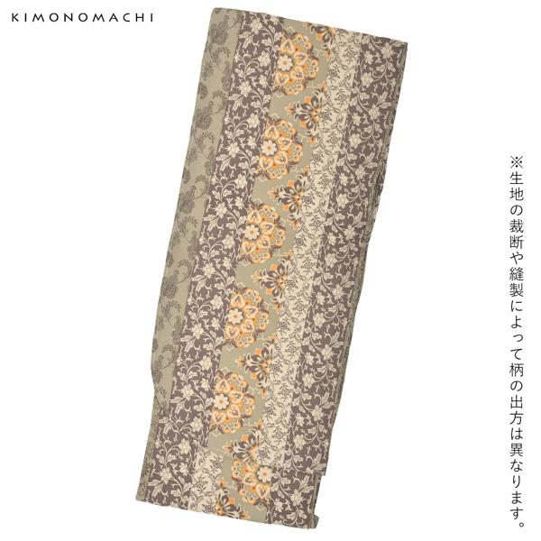 二尺袖 着物単品 「縞更紗 利休」 KIMONOMACHIオリジナル お仕立て上がり レディース 洗える着物 二尺袖 着物 袴 卒業式 謝恩会 通常丈 長着 カジュアル着物 【メール便不可】ss2506kmn10_8