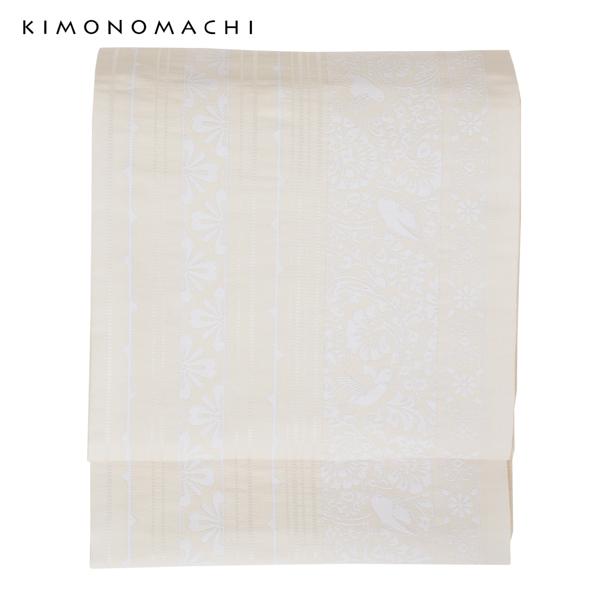 京袋帯 単品 数量限定 KIMONOMACHI オリジナル 「献上鳥更紗」 ポリエステル 名古屋帯 普段着着物用 京都きもの町オリジナル 【メール便不可】ss2509ong10