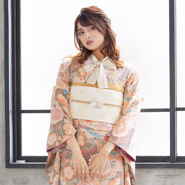 振袖 帯 帯締め帯揚げ 4点セット 成人式 結婚式 FK01 ちっさ