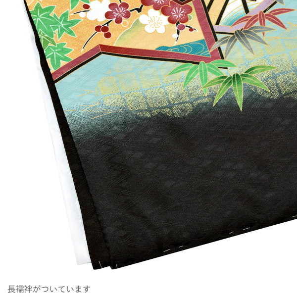 七五三 黒地鷹着物セット 子供用 5歳 5才 男の子 七五三 着物 男の子 5