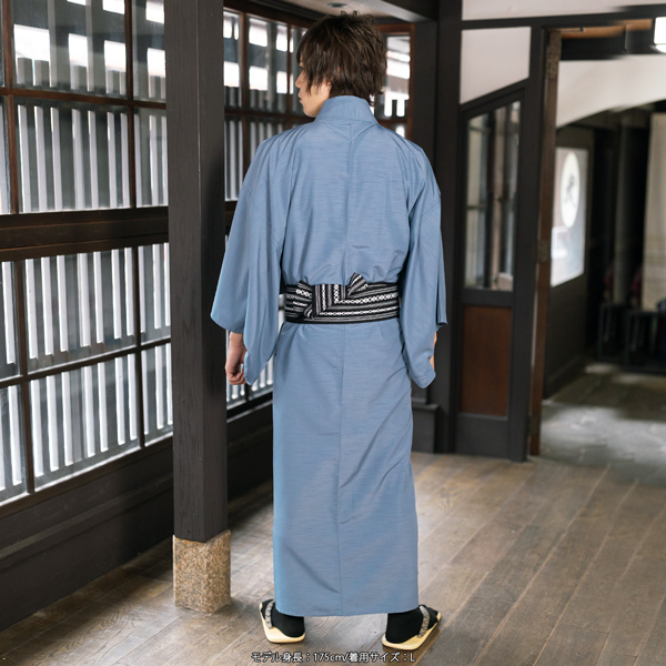 着物 男性 メンズ 洗える着物 単衣 単品 「シラチャ・ダークブラウン
