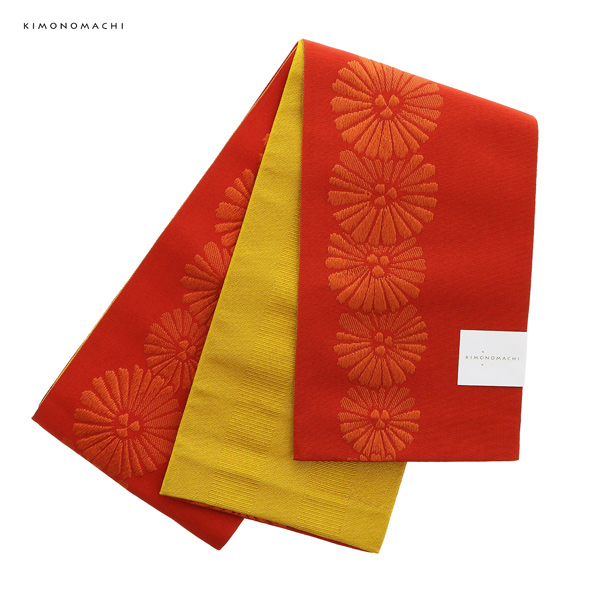 浴衣 レディース 浴衣と帯の2点セット 「浴衣 紺色 梅＋半幅帯 ポピー