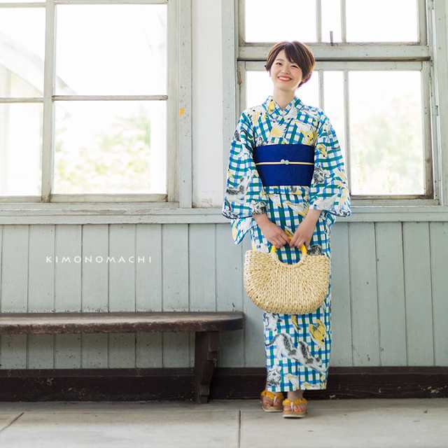 送料無料 浴衣2点セット レディース浴衣福袋 夏色美人 全18柄 変わり織り綿浴衣と帯 女性用浴衣セット 可愛い レトロ柄ss2106ykl50の通販はau Pay マーケット 京都きもの町