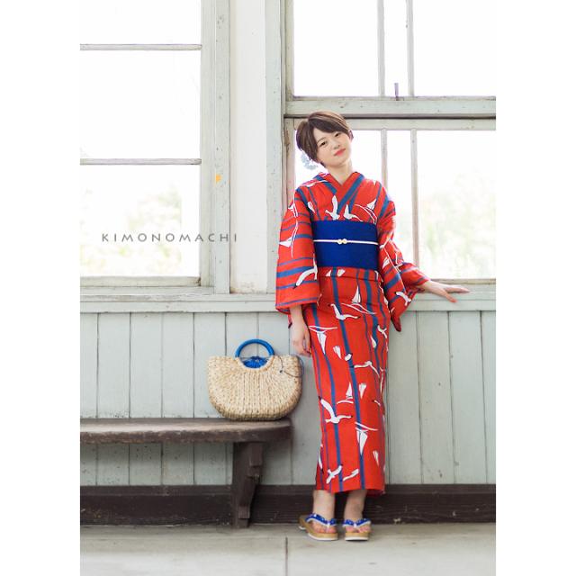 女性用浴衣 レディース浴衣福袋の浴衣単品 夏色美人 全18柄 変わり織り