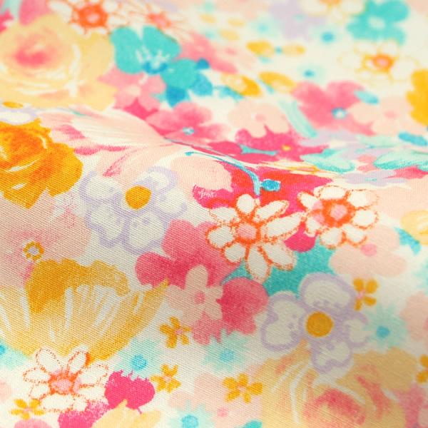 【Prices down】京都きもの町オリジナル コットン名古屋帯 日本製 木綿 名古屋帯「スイートフラワー」 お仕立て上がり名古屋帯ss2512ong25 Prices down】京都きもの町オリジナル コットン名古屋帯 日本製 木綿