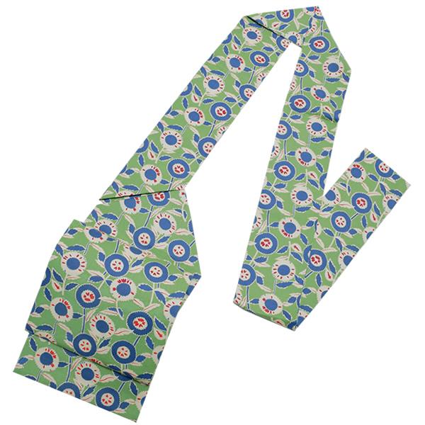 京都きもの町オリジナル カジュアル帯 洒落帯 木綿 名古屋帯「リーフ