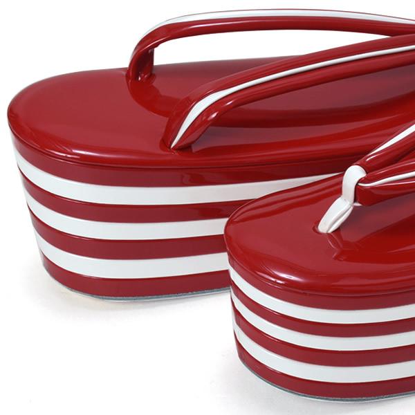 【Prices down2】七枚芯 草履単品「赤×白」 フリー（Lサイズ） 振袖草履 礼装草履 前撮り、成人式、結婚式の振袖に [送料無料]ss2512zbg50 Prices down2】七枚芯 草履単品「赤×白」 フリー（Lサイズ） 振袖草履