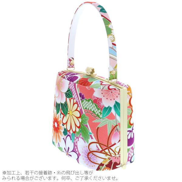 振袖 草履バッグセット「ピンク色 牡丹、吉祥草花」 Lサイズ 四枚芯 フリーサイズ 成人式、結婚式、前撮り [送料無料]＜T＞_1