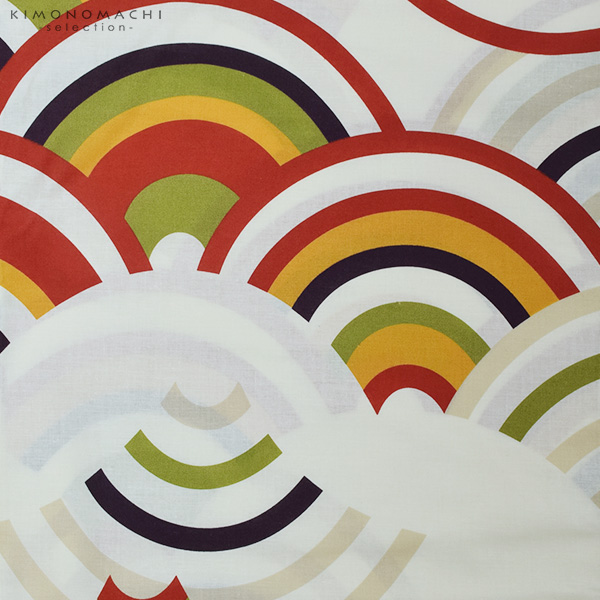 女性 浴衣単品 レトロカラー 青海波 綿 綿浴衣 お仕立て上がり浴衣 女性浴衣 プレタ浴衣 H5 6の通販はau Pay マーケット 京都きもの町