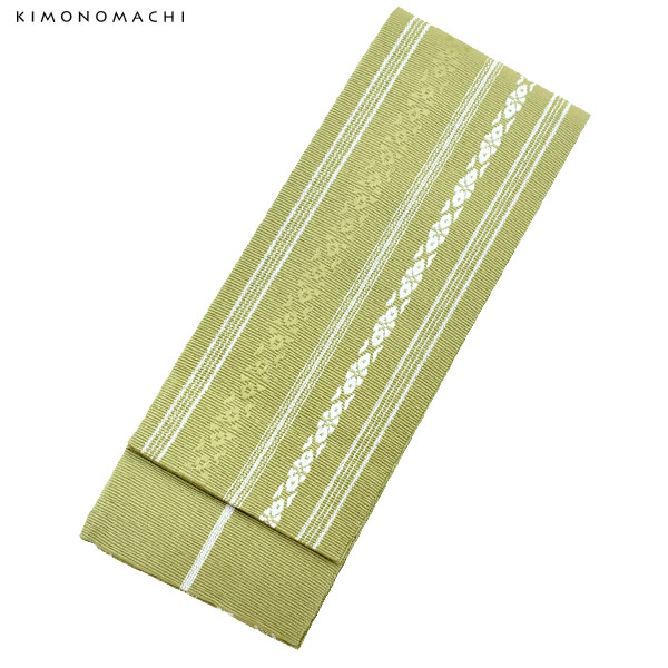 高級浴衣 男性浴衣2点セット「黒色破れ細格子浴衣×グリーン献上柄角帯