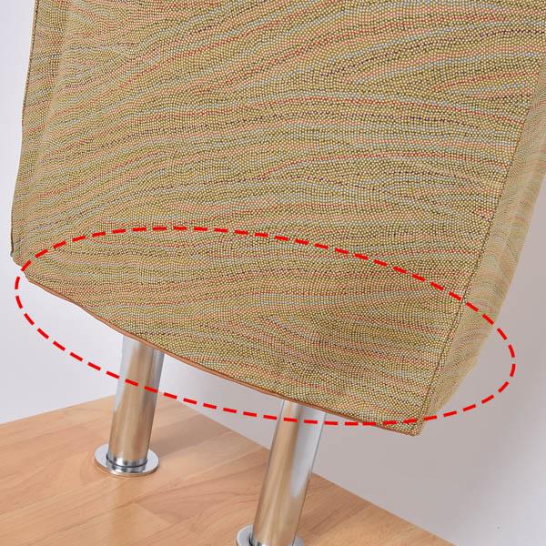 Prices down2】【中古品】仕立て上がり 袷着物「芥子色 カラフル鮫小紋