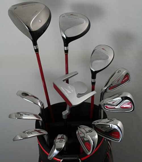 【中古】ゴルフセット一式 アウトレット わけあり 展示品 撮影品 ワールドイーグル ゴルフ メンズ