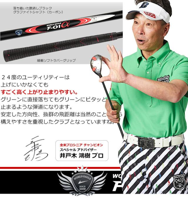 井戸木プロ推薦 ワールドイーグル ゴルフ メンズ F-01 13点 クラブ