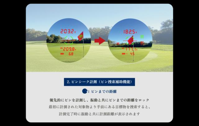 Shot Navi ショットナビ レーザー距離計測機 GR Leo PRO 【IR】