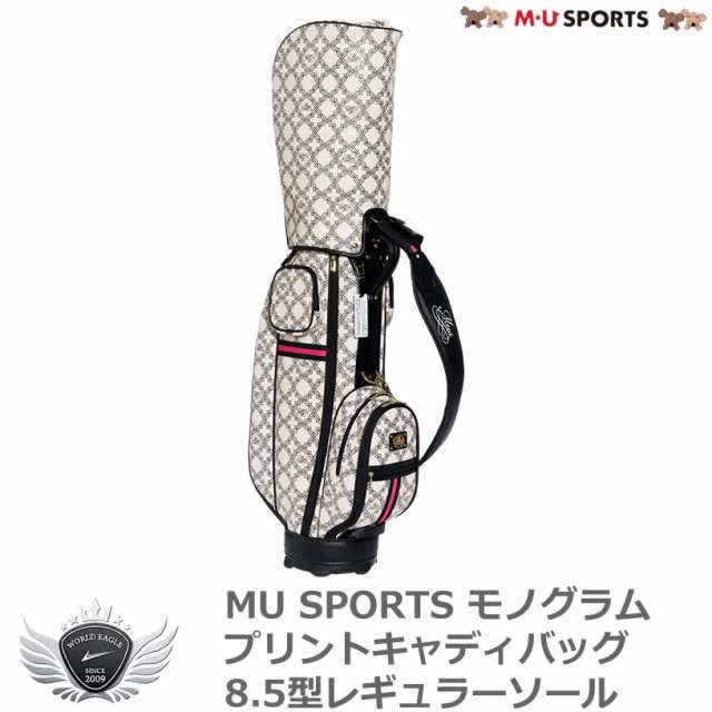 エムユースポーツ モノグラムプリント キャディバッグ 8.5型 エムユースポーツ モノグラムプリント キャディバッグ 8.5型