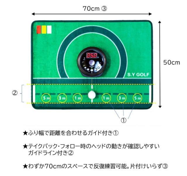 エジソンゴルフ 回転式パター練習機 グリーンパッティングマスター 【IR】_6