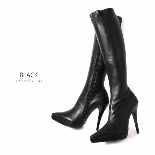 SALE ブーツ ロングブーツ 12cmヒール 美脚 ストレッチ SALE ブーツ ロングブーツ 12cmヒール 美脚 ストレッチ