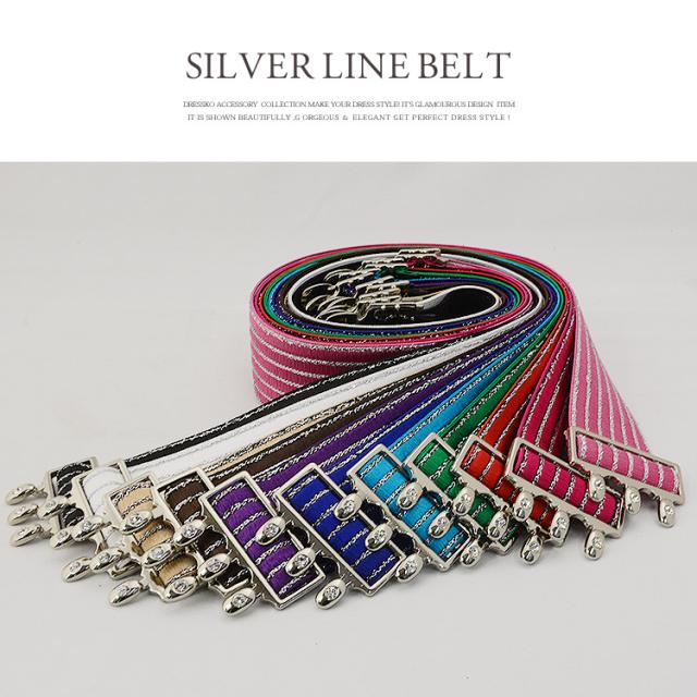 ゴムベルト レディース 太 ベルト レディース 太 ベルト レディース ゴム おしゃれ 楽ちん 11color シルバーライン ゴムベルト ウエストの通販はau Pay マーケット Dress K O ドレスケーオー