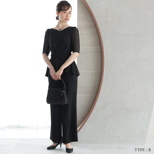 卒業式 服 母 セットアップ レディース 2点セット パンツスーツ