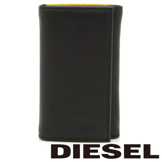 新品未使品　DIESEL ディーゼル 6連キーケース ブラウン イエロー ディーゼル 6連キーケース DIESEL キーホルダー メンズ ブラウン