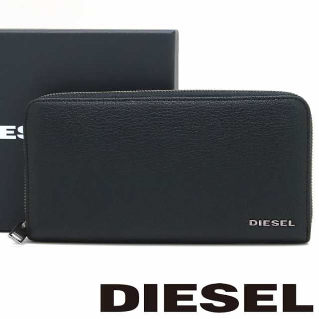 ディーゼル 長財布 DIESEL 財布 メンズ ブラック レザー X06626 P0396 T8013 【誕生日 お祝い プレゼント ギフト 贈り物】 【dgpcp】