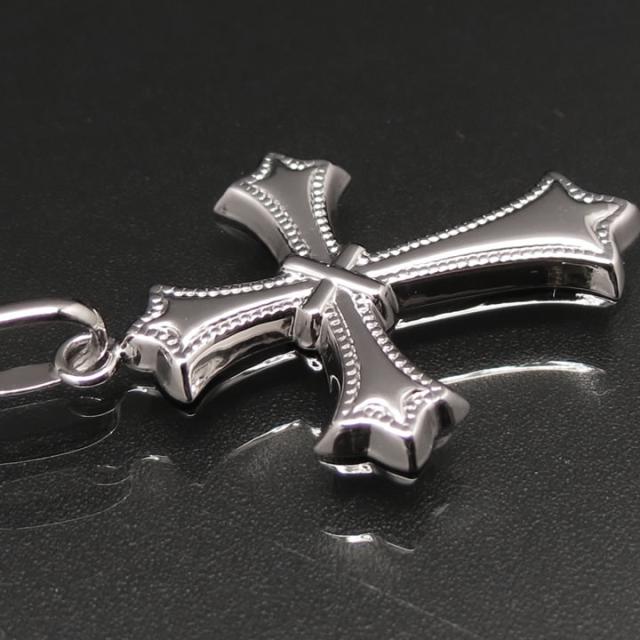 クロス(十字架) ペンダントトップ プラチナ850 PT850 中空構造 クロス(十字架) ペンダントトップ プラチナ850 PT850 中空構造