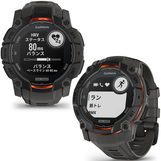 タフネスGPSスマートウォッチ ガーミン インスティンクト3 GARMIN