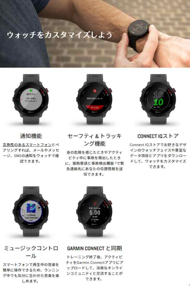 取説サービス／ GPSランニングウォッチ ガーミン GARMIN ForeAthlete