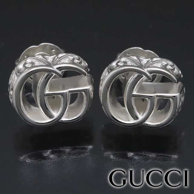 グッチ ピアス GUCCI スタッズピアス シルバー アクセサリー シルバー925 男女兼用 レディース メンズ ダブルG 770758-J8400-8106 【誕生日 お祝い プレゼント 贈り物 ギフト】【dgpcp】の通販は