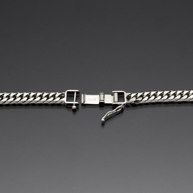 プラチナ 喜平ネックレス 6面ダブル 六面 キヘイ PT850 50g-50cm 