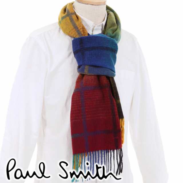 ポールスミス マフラー 19年新作 Paul Smith 大判ストール メンズ レディース 男女兼用 マルチカラー M1a 873e As04 92 の通販はau Pay マーケット アイゲット