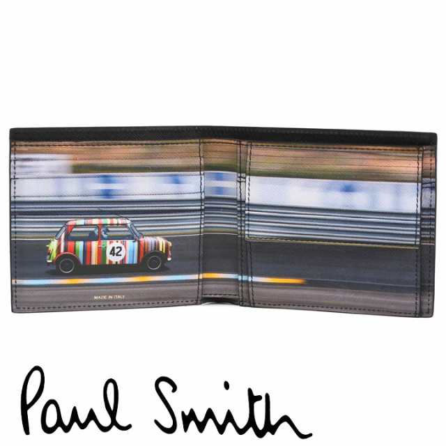 ポールスミス 財布 Paul Smith 二つ折り財布 メンズ ブラック ミニクーパー M1a 43 Aminrc Prの通販はau Pay マーケット アイゲット