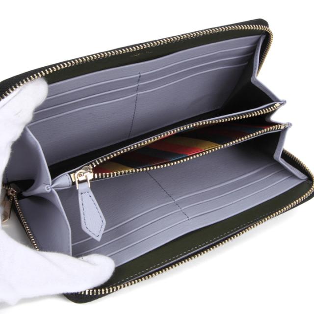 ポールスミス Paulsmith 長財布 ラウンドファスナー メンズ ブラック ライラック マルチカラーストライプ M1a 4778 Rstrgs 78の通販はau Pay マーケット アイゲット