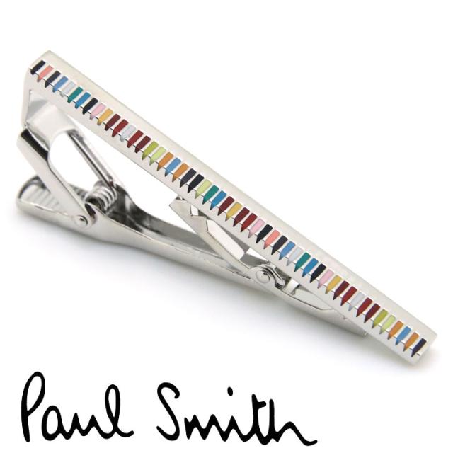 ポールスミス タイピン PaulSmith ネクタイピン タイバー タイクリップ メンズ マルチストライプ M1A-TPIN-ADEDGE 96 【誕生日 お祝い プレゼント 贈り物 ギフト】の通販は