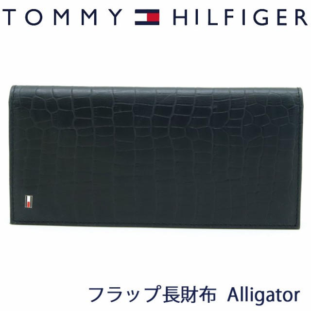 トミーヒルフィガー 長財布 TOMMY HILFIGER トミー 財布 メンズ クロコ