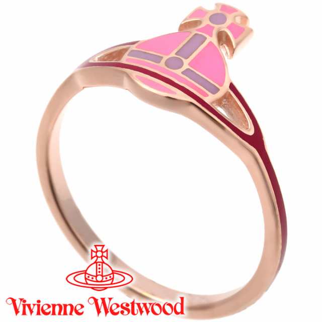 ヴィヴィアンウエストウッド リング 指輪 レディース Vivienne Westwood オーブ ヴィヴィアン ケイトリング ネオンピンク×ピンクゴール