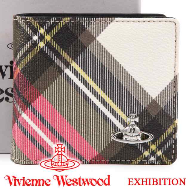 ヴィヴィアンウエストウッド 財布 メンズ レディース Vivienne Westwood ヴィヴィアン 二つ折り財布 チェック Exhibitionの通販はau Pay マーケット アイゲット