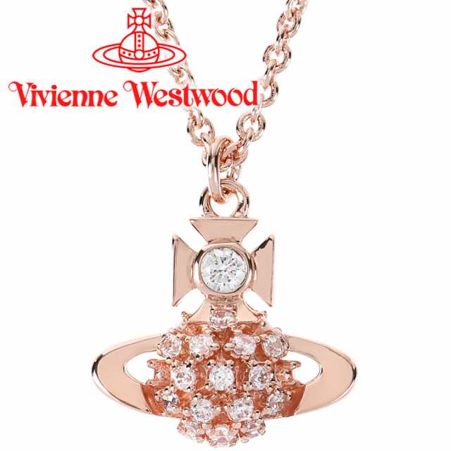 ヴィヴィアンウエストウッド ネックレス レディース Vivienne Westwood オーブ ヴィヴィアン ドンナバスレリーフペンダント ピンクゴール