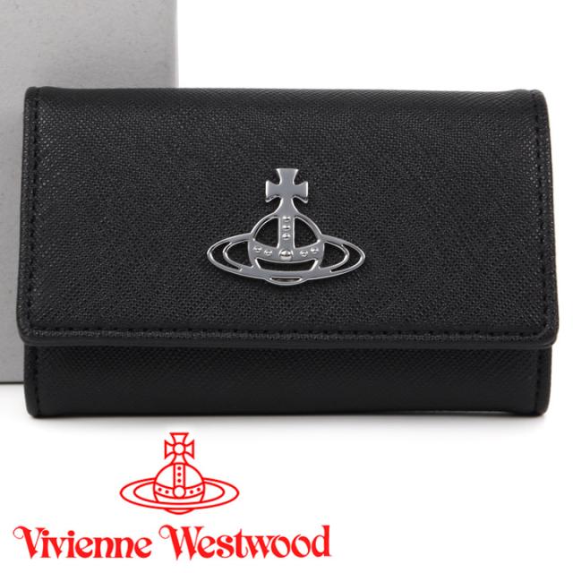 Vivienne Westwood 4連キーケース 51020001 S000B N401 BLACK Vivienne Westwood ヴィヴィアン・ウエストウッド DERBY
