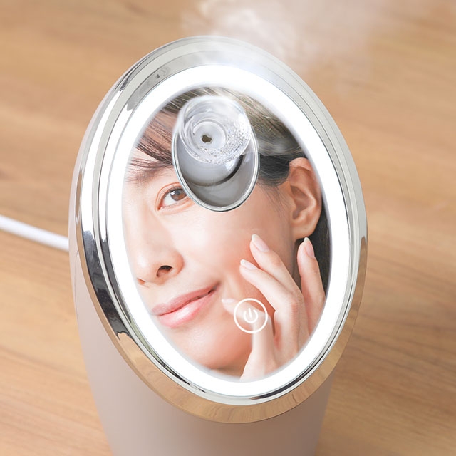 フェスティノ 2大特典 スチーマー 美顔器 フェイシャル クレンジング ナノスチーマー SMHB-033 顔 肌 保湿 エステ 美容 スキンケア 毛穴ケア クレンジング 美顔 ナノミスト メイク落とし 乾燥 ヘアケア コンパクト FESTINO_11