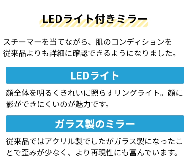 フェスティノ 2大特典 スチーマー 美顔器 フェイシャル クレンジング ナノスチーマー SMHB-033 顔 肌 保湿 エステ 美容 スキンケア 毛穴ケア クレンジング 美顔 ナノミスト メイク落とし 乾燥 ヘアケア コンパクト FESTINO_12