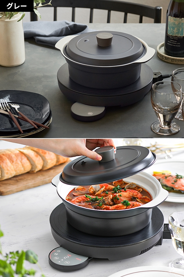 STAUB - STAUB 22 ブラック　中古品　ストウブ　両手鍋　ココット　無水調理 STAUB 22 ブラック 中古品 ストウブ 両手鍋 ココット 無水調理