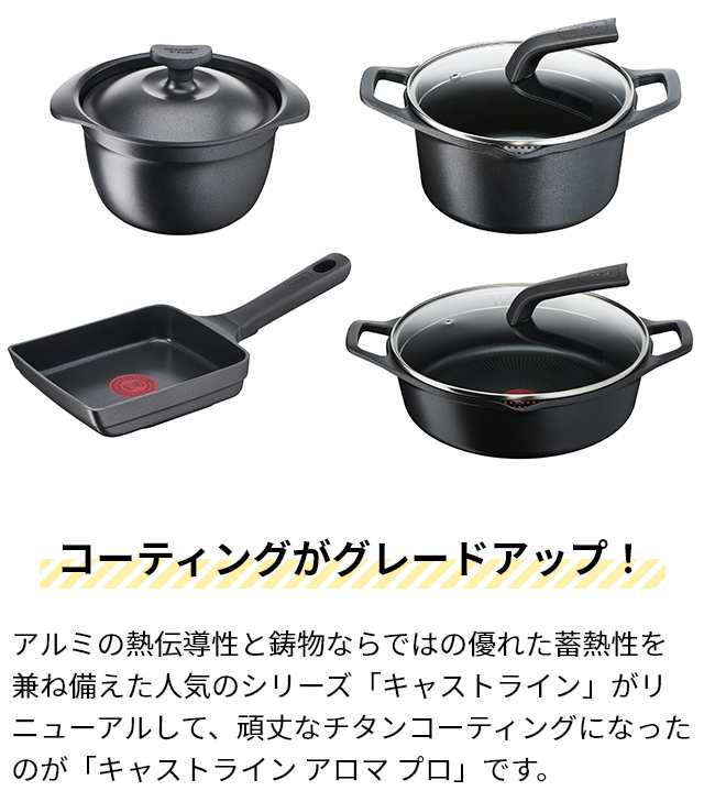 ティファール 卵焼き器 キャストラインアロマ プロ エッグロースター E25118 卵焼きフライパン エッグパン フライパン 玉子焼き器 食洗機の通販はau  PAY マーケット - セレクトショップＡＱＵＡ