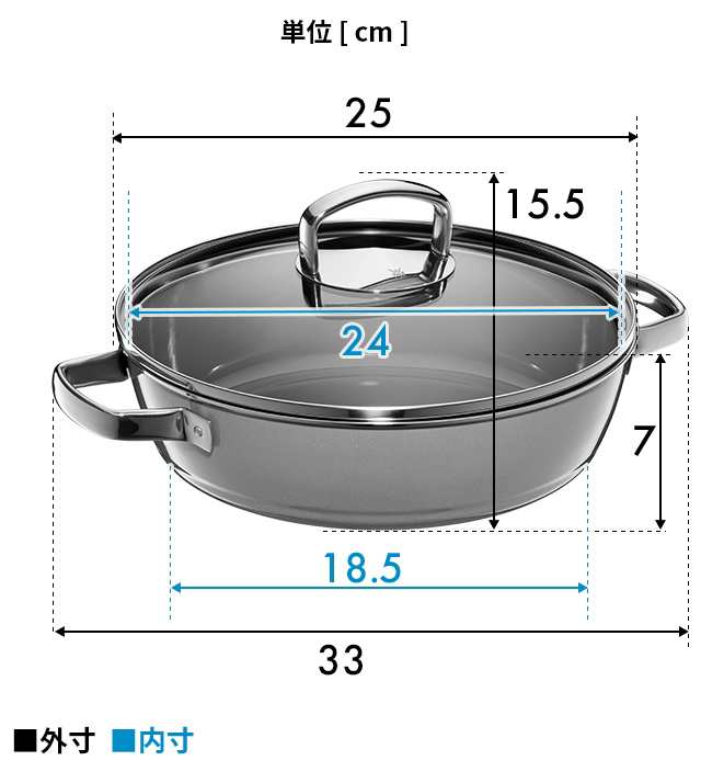 重量3250フュージョンテック ミネラル ロースター24cm PL