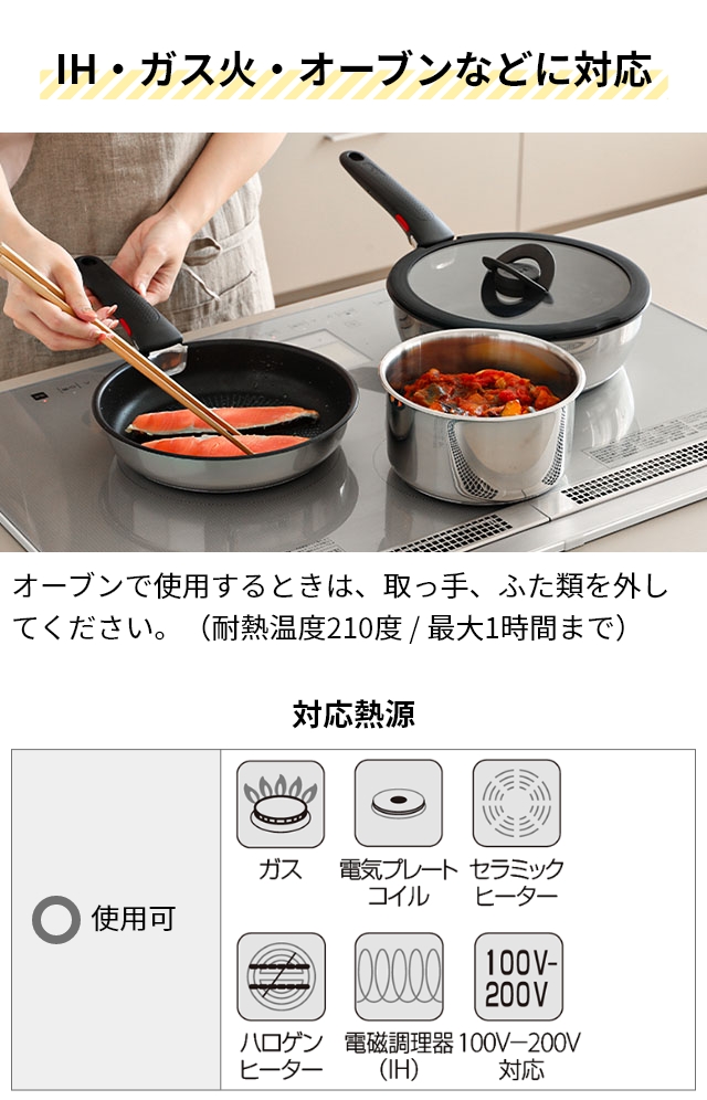 ティファール ソースパン ステンレス グレース 16cm 20cm ティファール