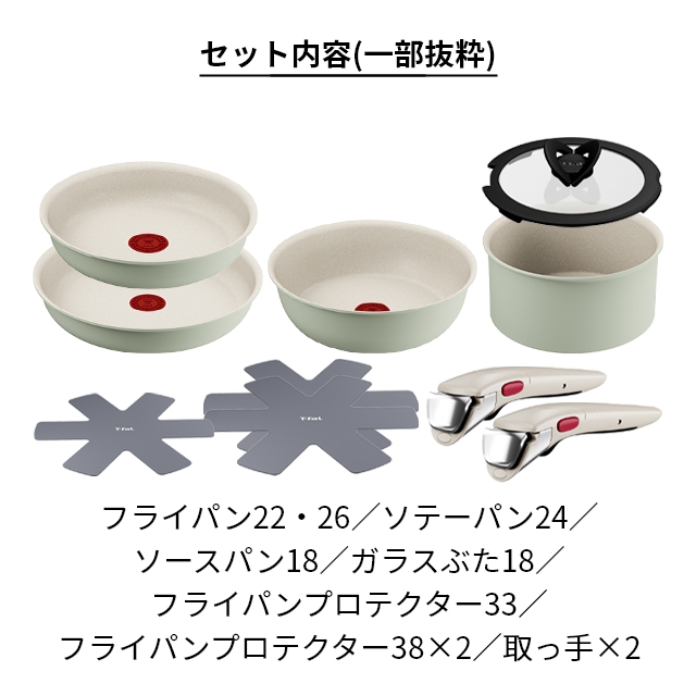 ティファール 豪華特典付き フライパンセット インジニオ・ネオ IH