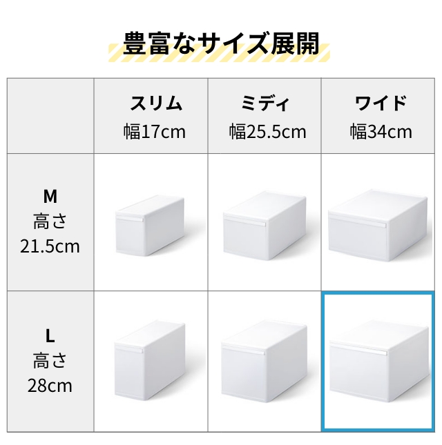 選べる豪華特典 ライクイット クローゼット収納 組み合わせて使える収納ケース ワイドL 3個組 MOS-06 収納ボックス 衣装ケース ストッカー 小物入れ 収納チェスト スタックボックス 引き出し 日本製 おしゃれ プラスチック 衣服 衣類 like-it_8