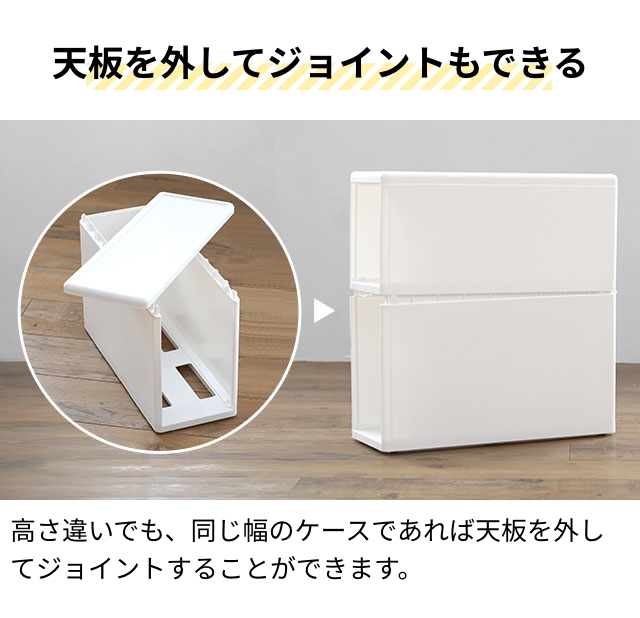 ライクイット 選べる豪華特典 収納ケース 組み合わせて使える収納ケース ワイドM 3個組 MOS-03 引き出し 衣装ケース 収納ボックス ストッカー 小物入れ 小物 収納 押入れ プラスチック 3段 キッチン 整理 二段 取っ手 オシャレ 上蓋 like-it 押入れ収納 ユニット収納_9