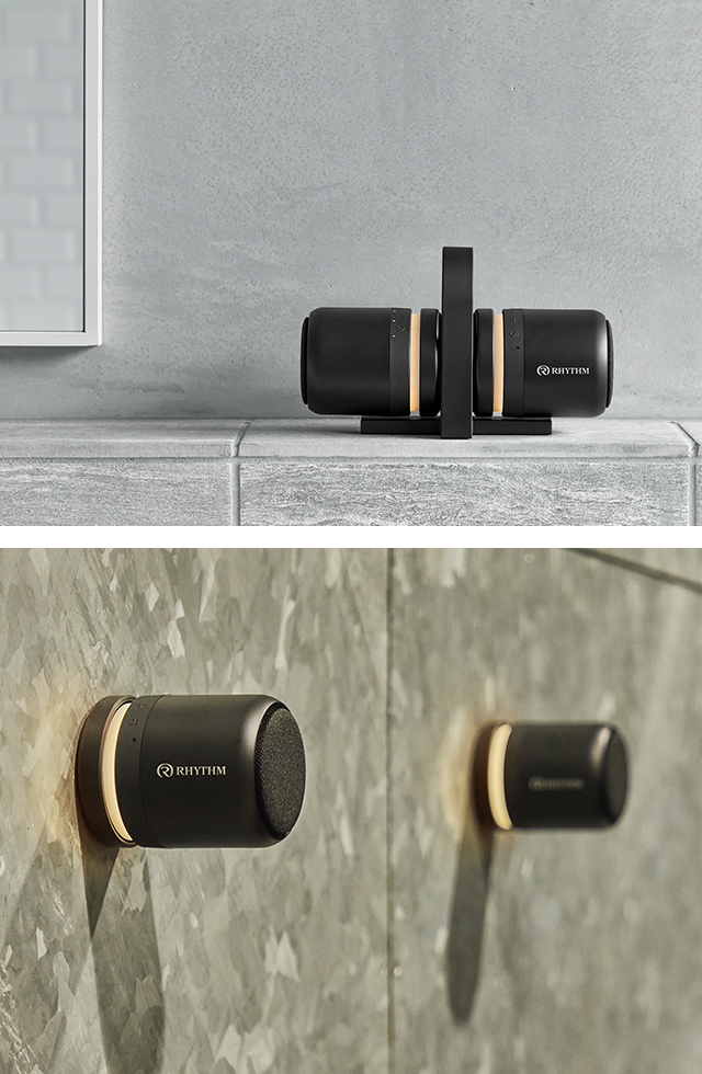 リズム 選べる豪華特典 スピーカー Bluetooth マグスピーカー デュオ MAGSPEAKER DUO 防水スピーカー 9YYA30RH 防水 IP67 おしゃれ ポータブル ワイヤレス 小型 コンパクト 高音質 音質 ステレオ キャンプ アウトドア お風呂 iPhone Android パソコン PC RHYTHM_16