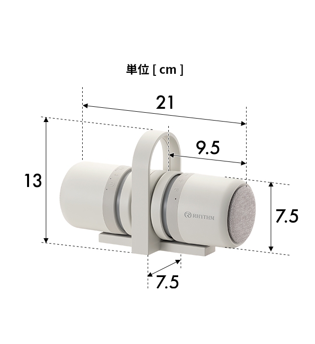 リズム 選べる豪華特典 スピーカー Bluetooth マグスピーカー デュオ MAGSPEAKER DUO 防水スピーカー 9YYA30RH 防水 IP67 おしゃれ ポータブル ワイヤレス 小型 コンパクト 高音質 音質 ステレオ キャンプ アウトドア お風呂 iPhone Android パソコン PC RHYTHM_19
